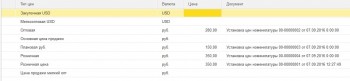 Установка цен номенклатуры Бухгалтерия 3.0